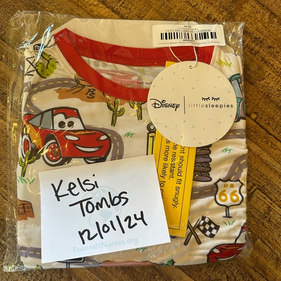 Little Sleepies Cars Radiator Springs 2 piece